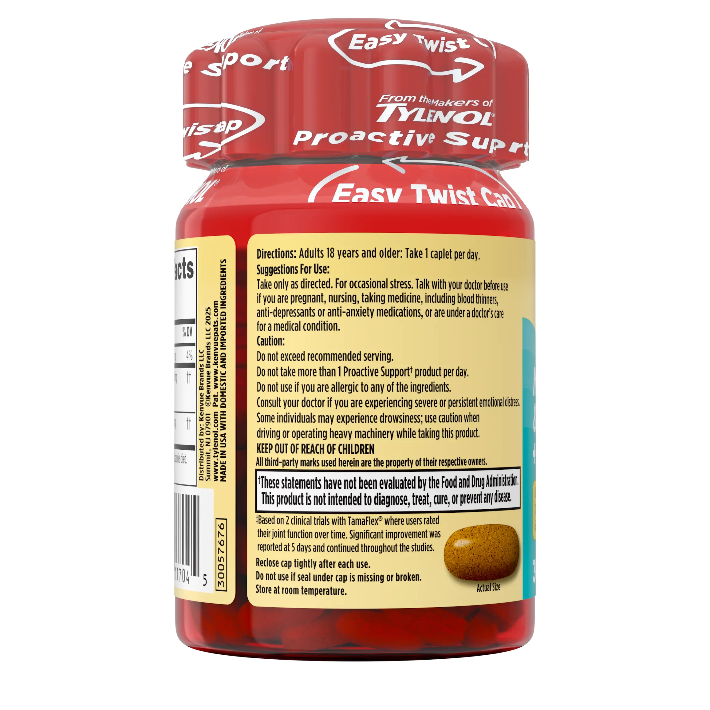 TYLENOL® Proactive Support* Muscle & Joint + Stress