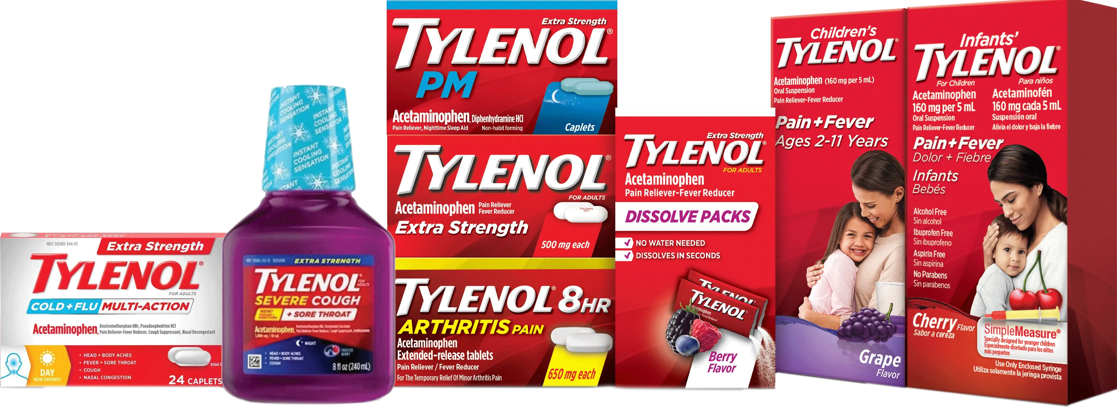 Tylenol group of products