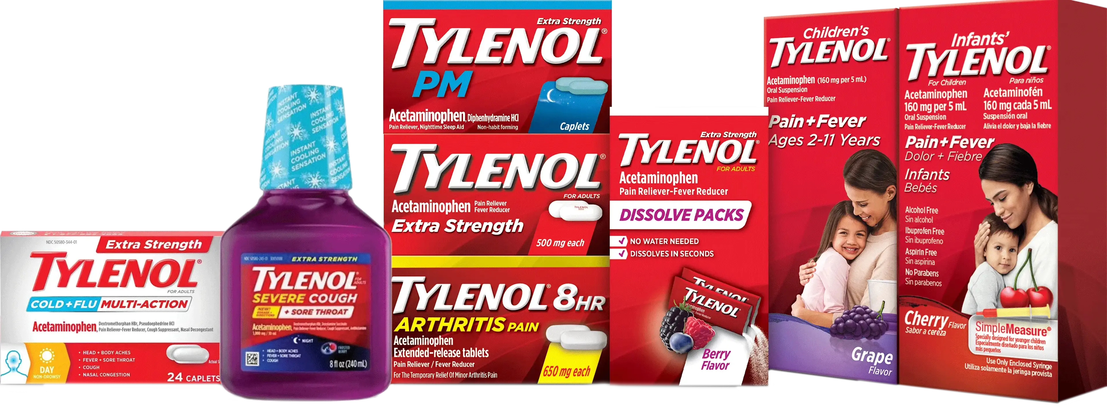 Tylenol group of products