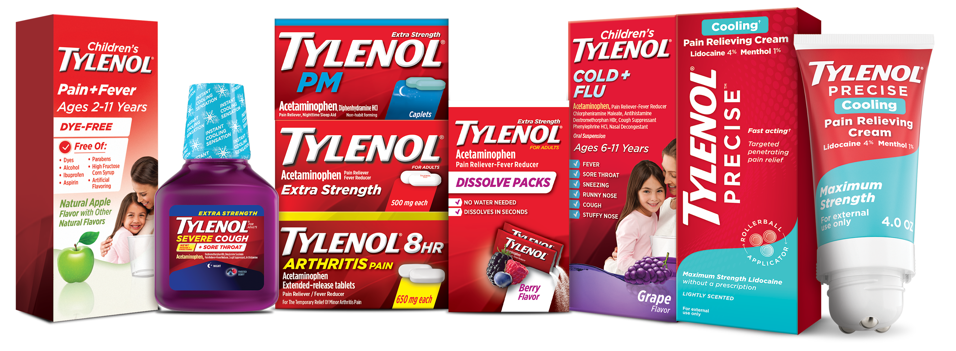 Tylenol group of products