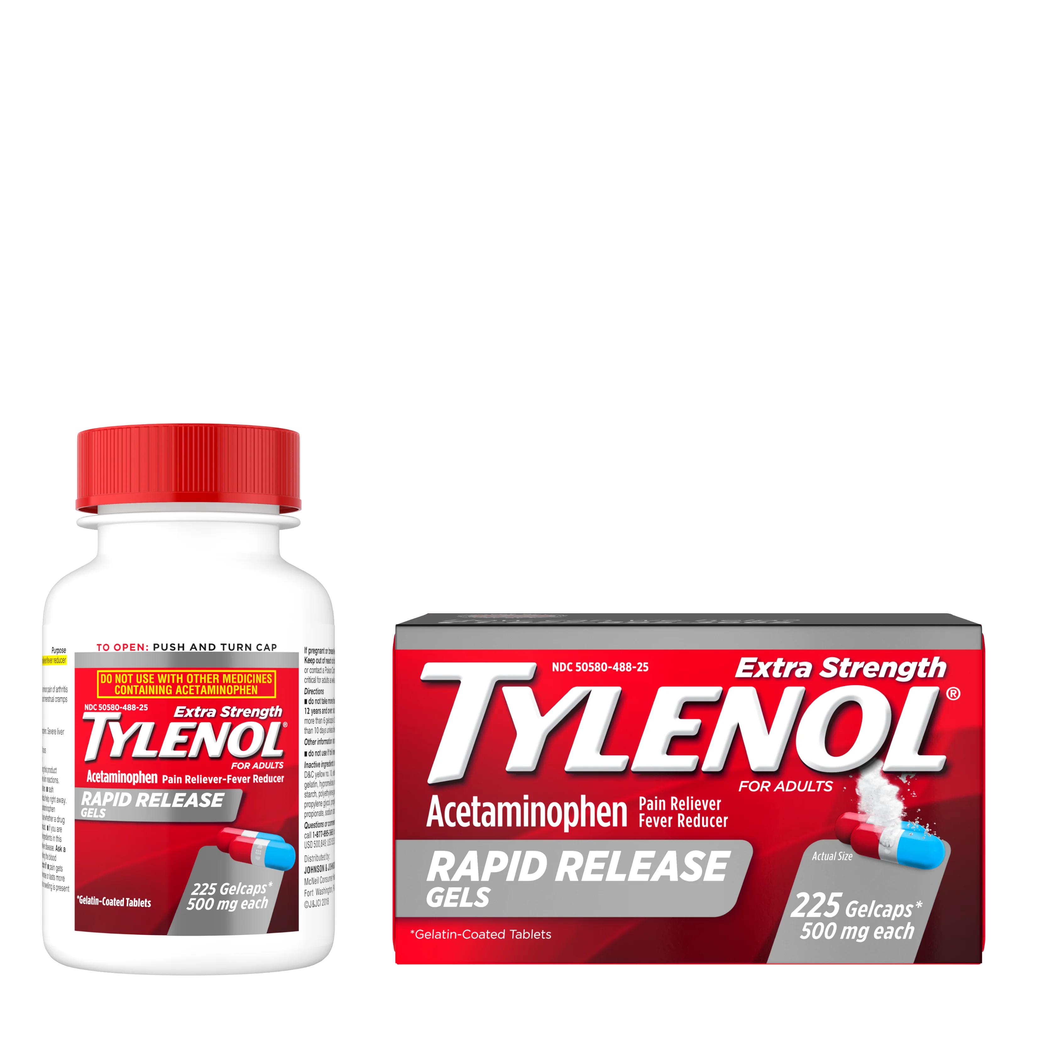 Tylenol® Rapid Release Gels (cápsulas de gel)