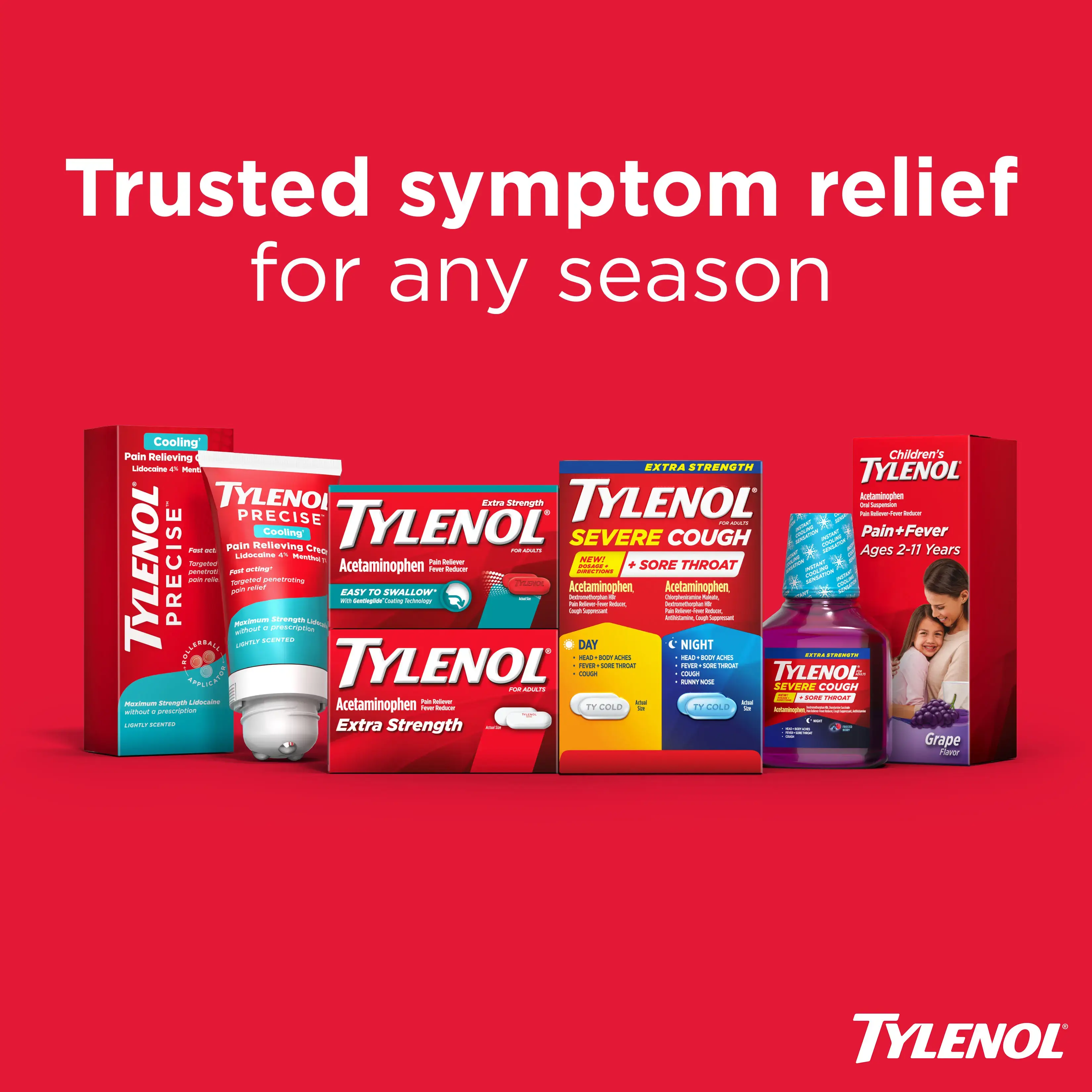 TYLENOL® Sinus Severe Daytime Caplets
