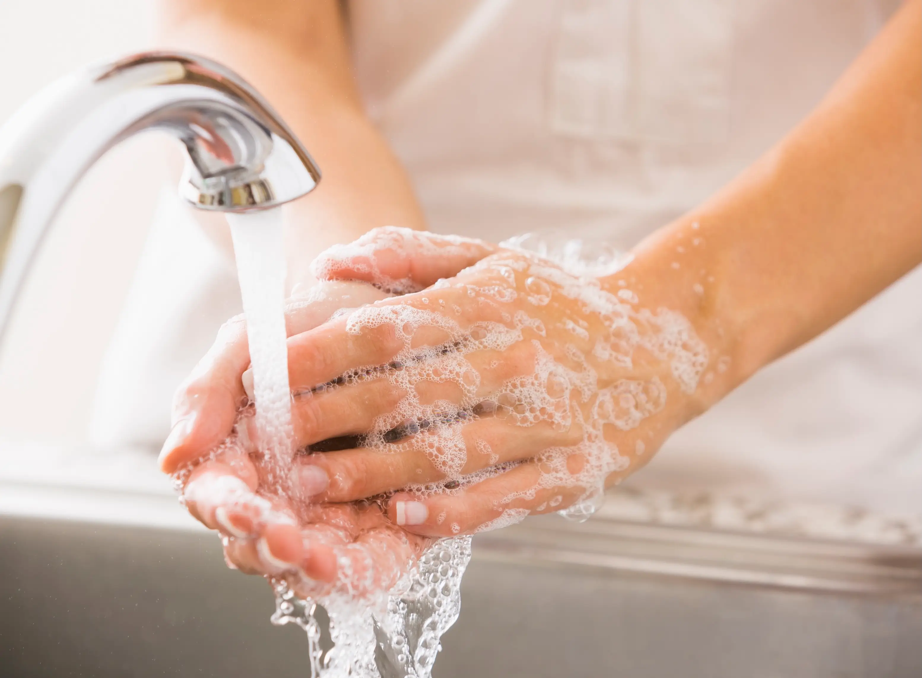 Washing hands