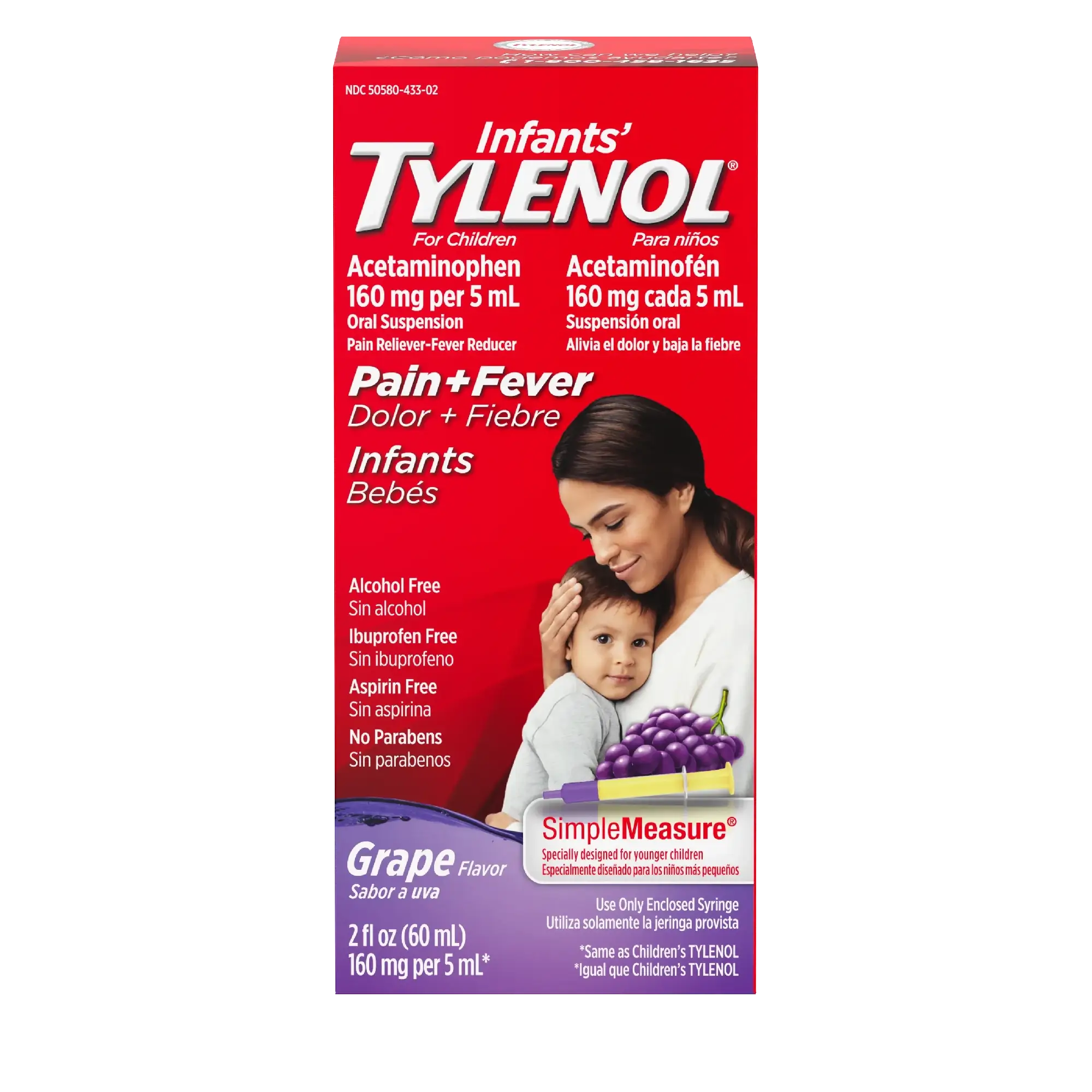 Infants' Tylenol® in grape flavor