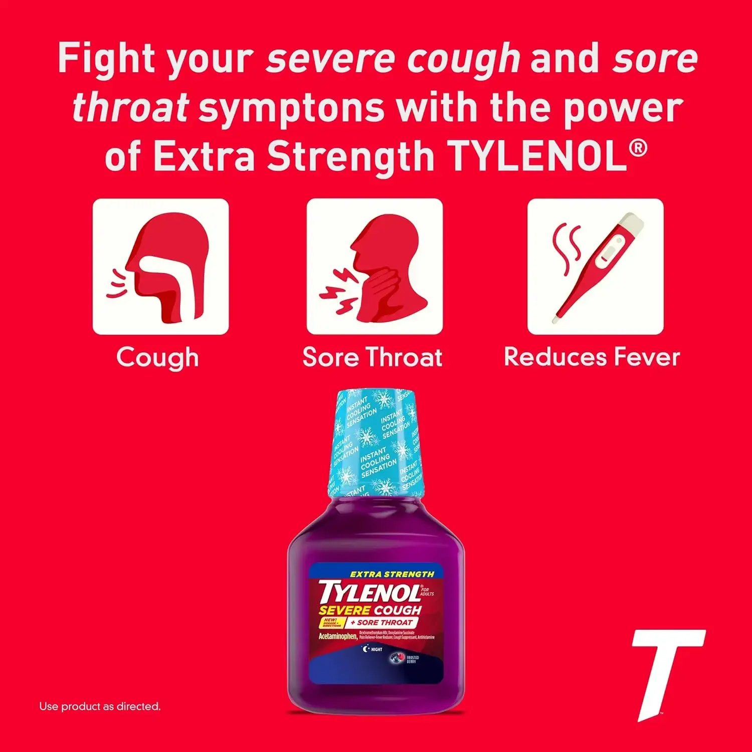 Extra Strength Severe Cough + Sore Throat Night Liquid