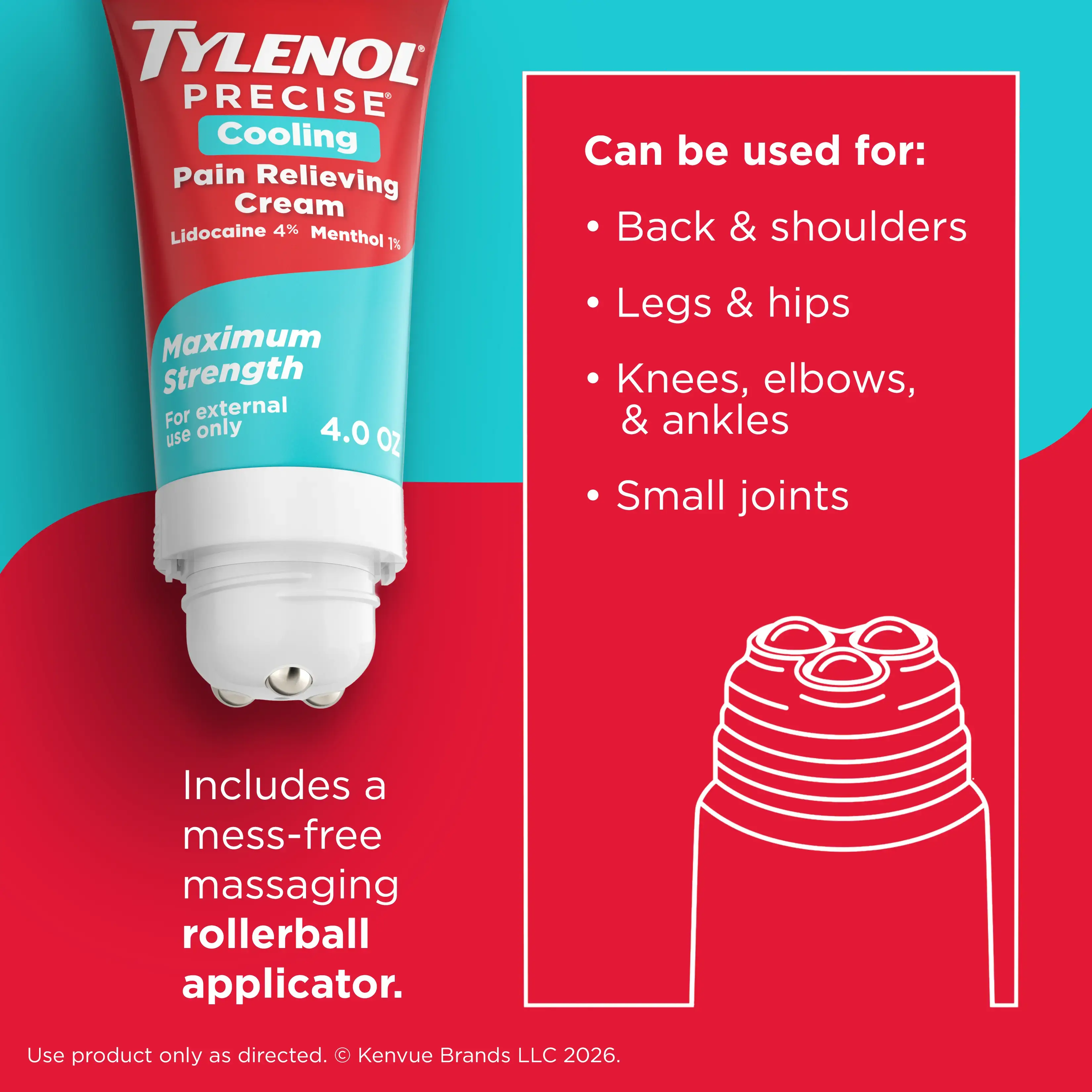 TYLENOL® PRECISE® Cooling Pain Relieving Cream