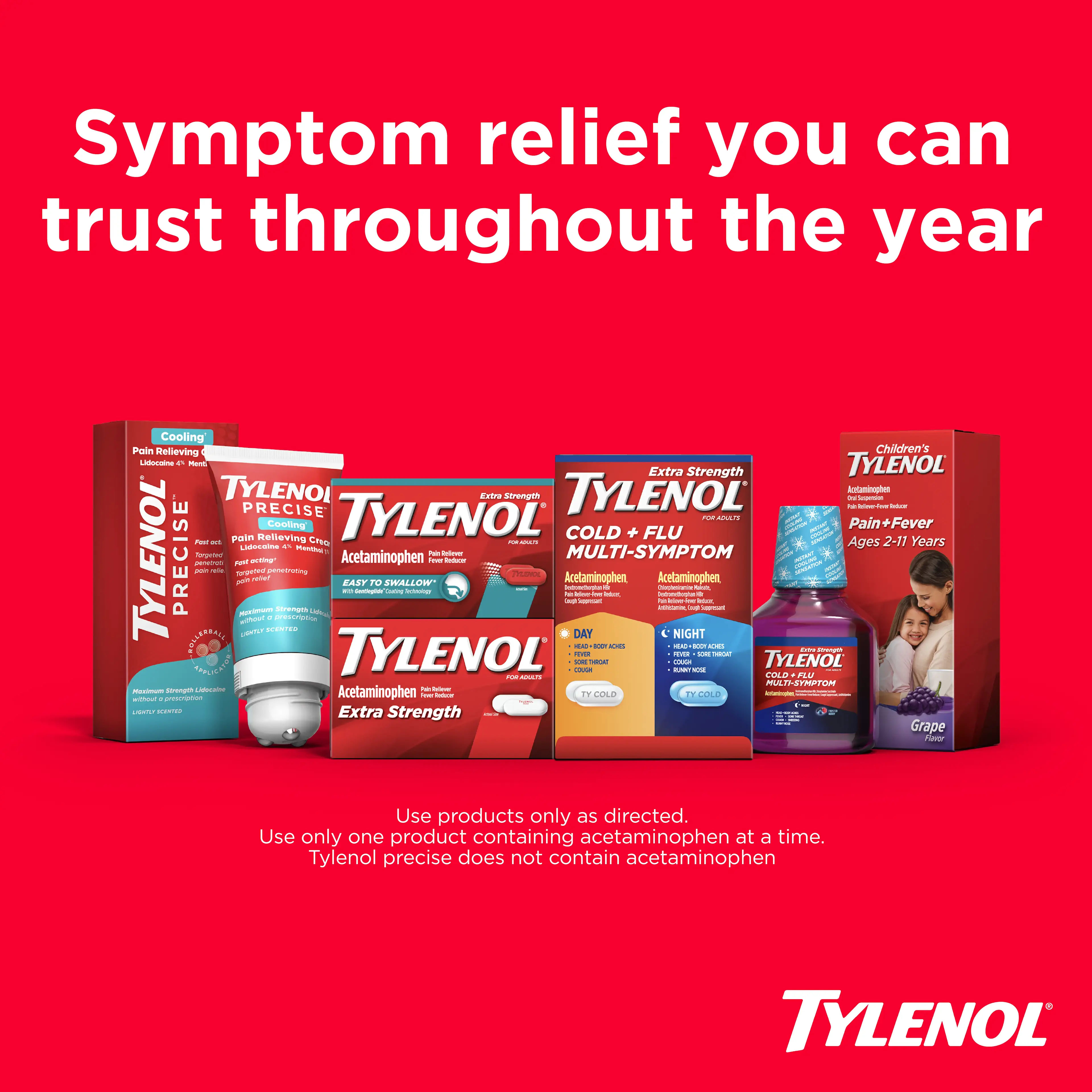 Symptom relief you can trust throughout the year