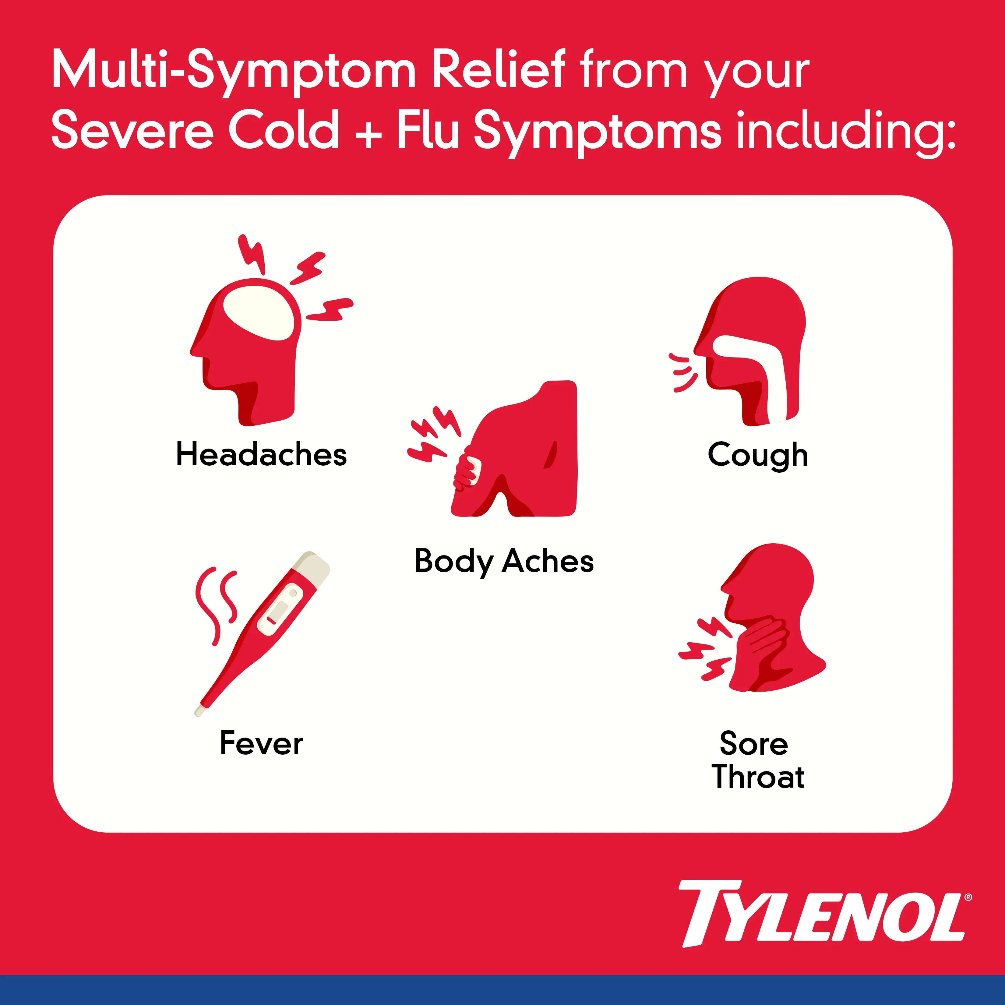 Multi-Symptom Relief from your Severe Cold + Flu Symptoms