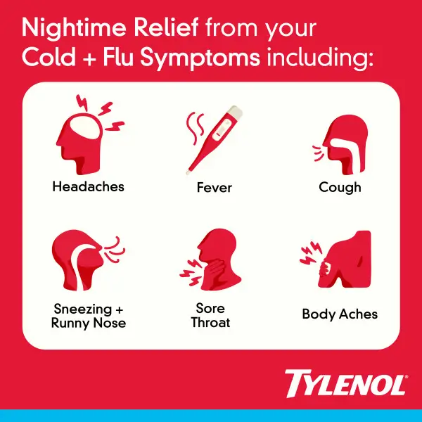 Nighttime Cold & Flu Multi-Symptom Relief Liquid Gels