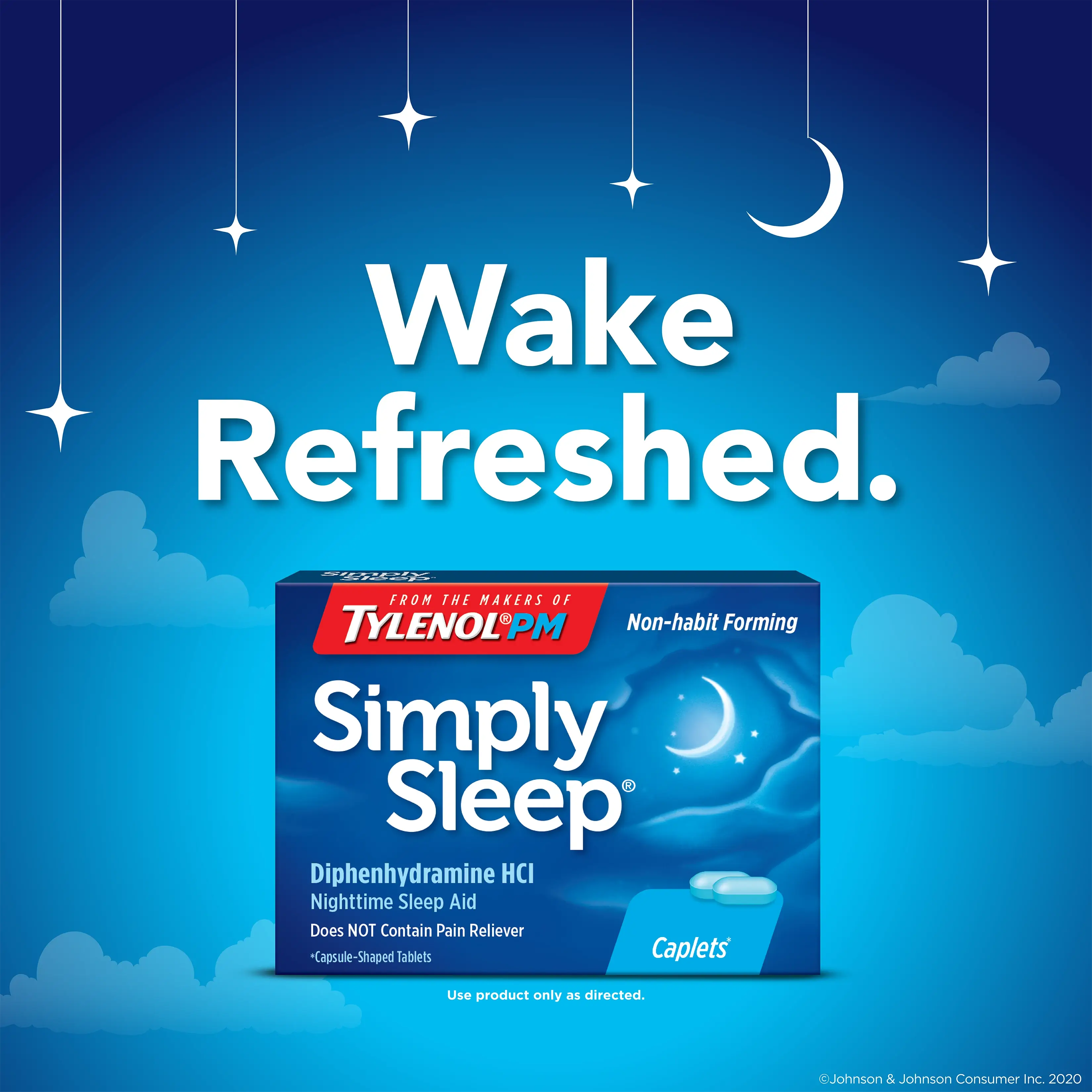 SIMPLY SLEEP® Nighttime Sleep Aid Caplets