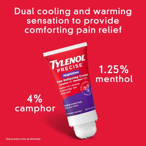TYLENOL® PRECISE® Nighttime Pain Relieving Cream