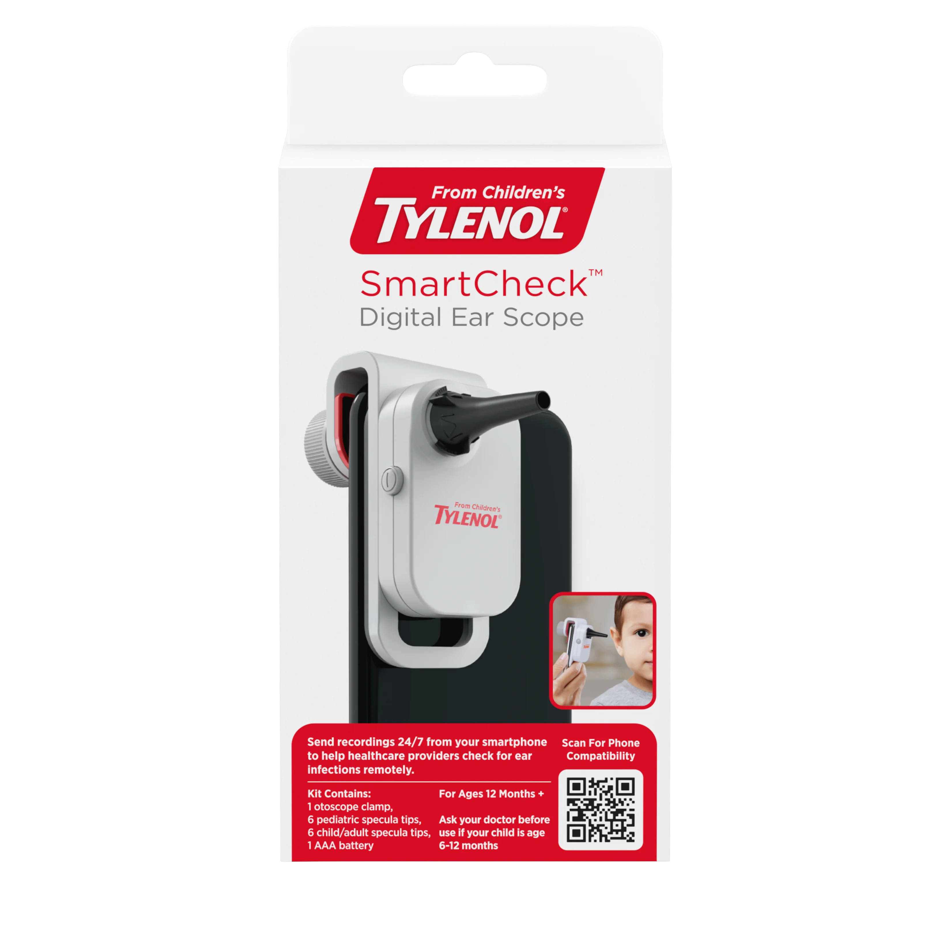 SmartCheck® Digital Ear Scope otoscope de Children's Tylenol®