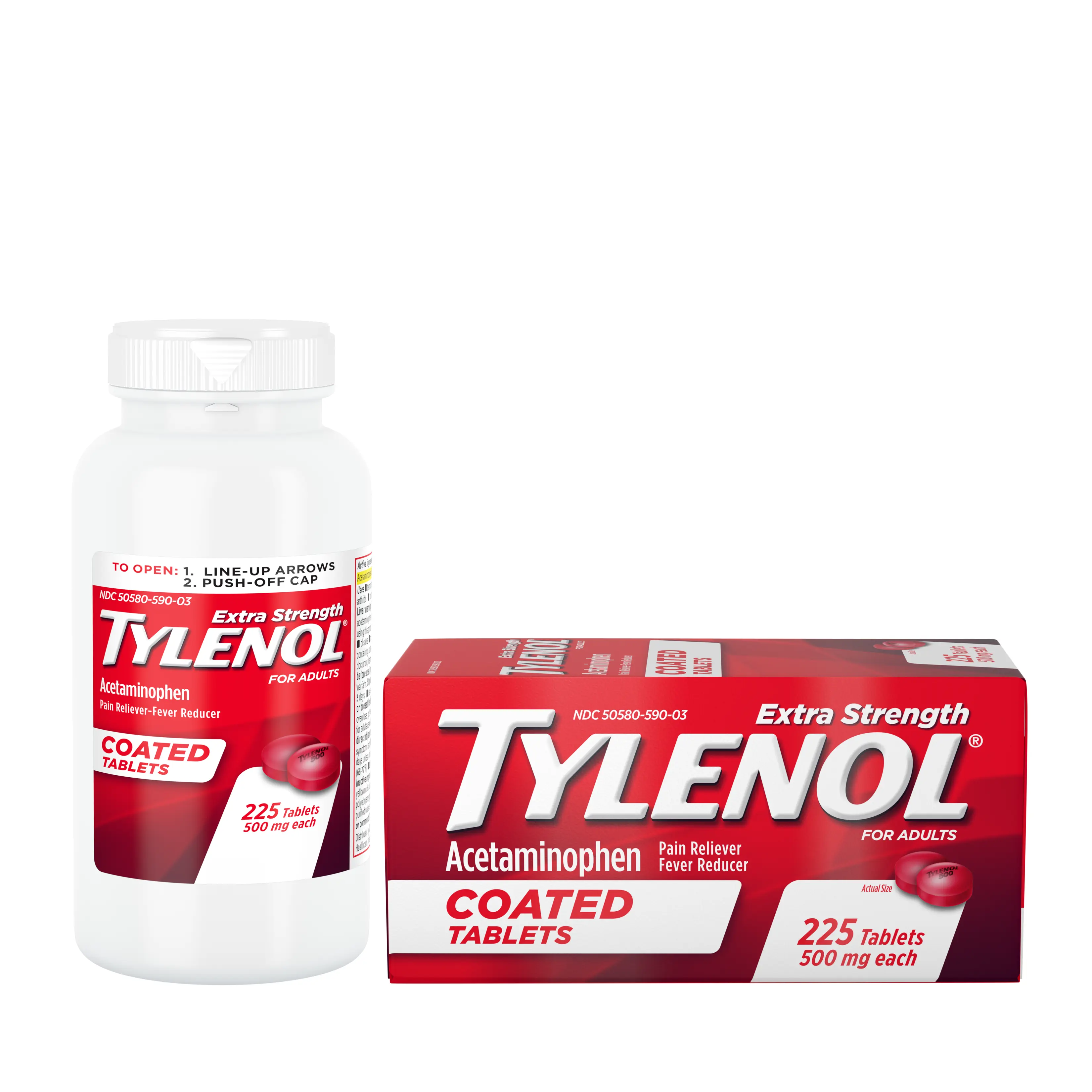 Tylenol® Coated tablets (tabletas recubiertas)