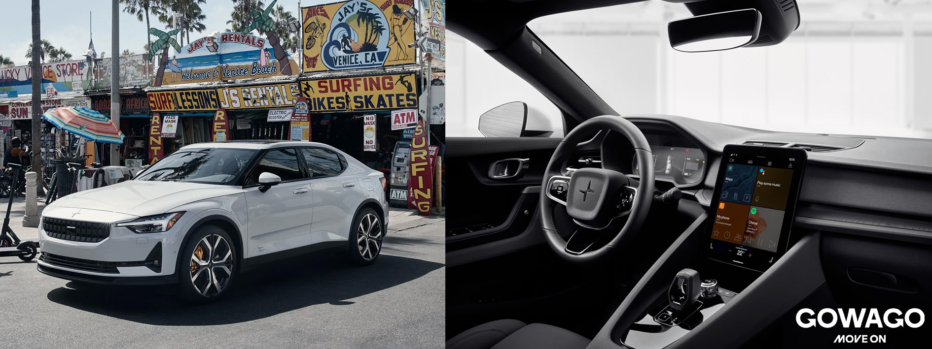 Polestar 2 d'occasion, interieur et exterieur