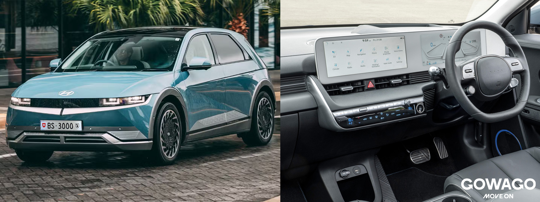 Gebrauchter Hyundai Ioniq 5 Innenraum und Stiling