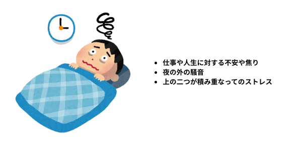 私が不眠になった原因