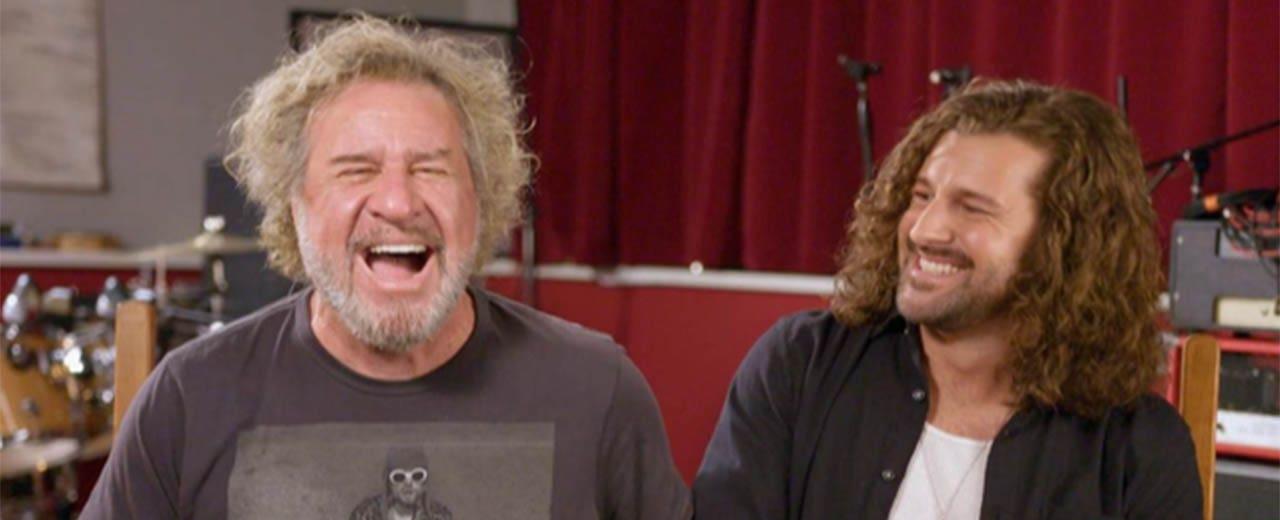 Sammy Hagar says he is 'so proud' that son Andrew Hagar is following in his rock star footsteps