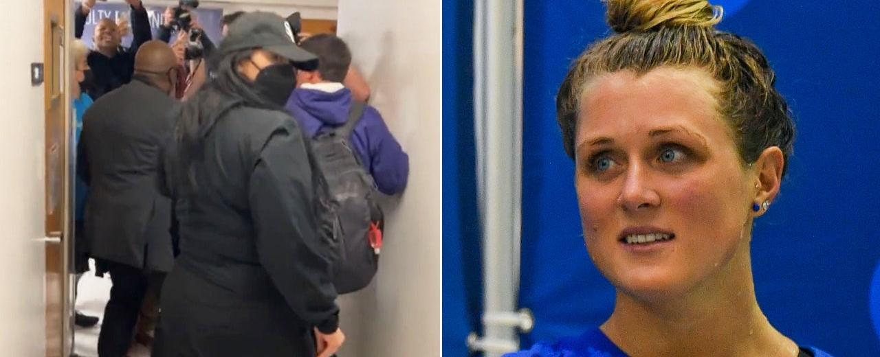 Riley Gaines 'ambushed and physically hit' after Saving Women's Sports speech at San Francisco State