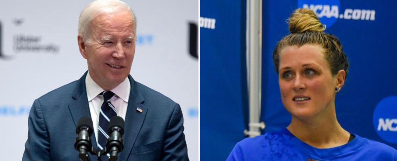 Riley Gaines shreds Biden promise to veto bill protecting women's sports: 'Catering to a radical minority'