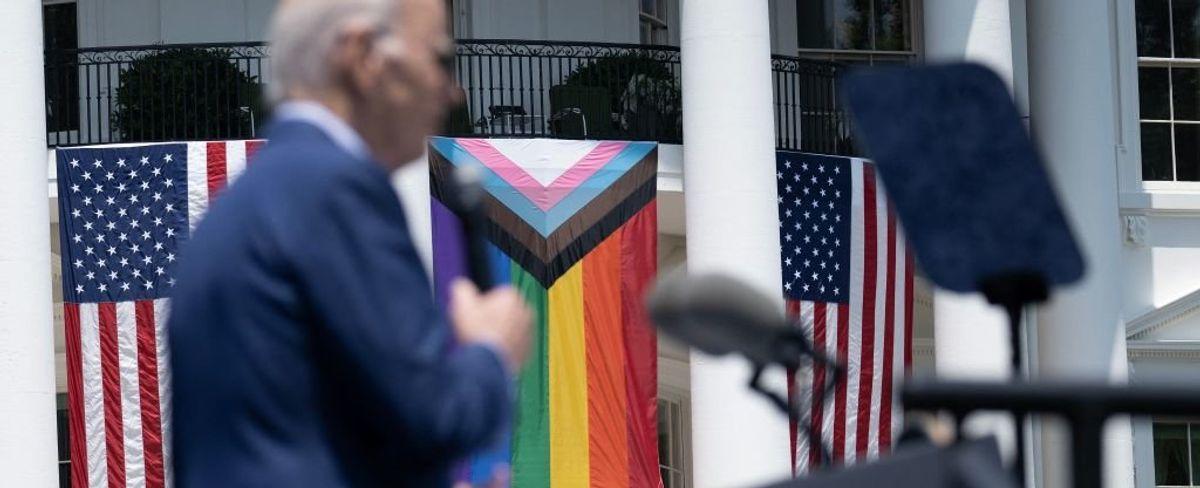White House flies 'Progress Pride flag' at largest LGBTQ event at South Lawn