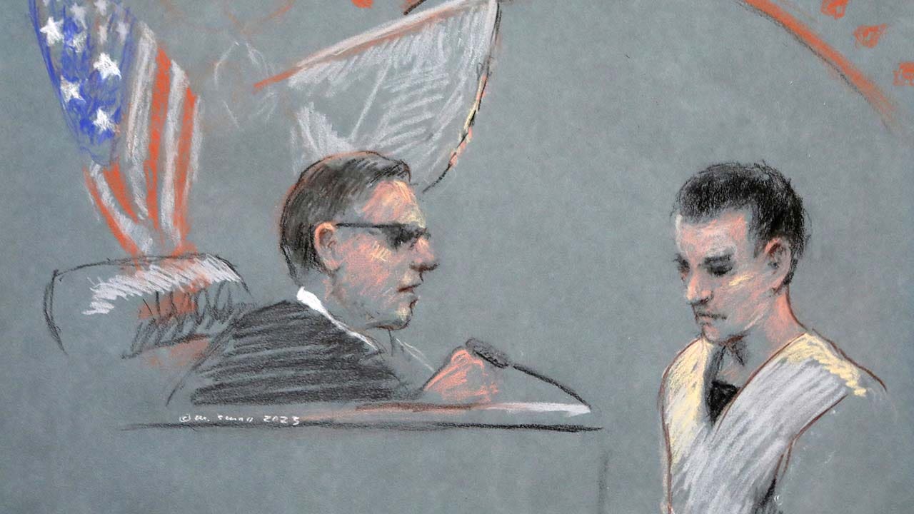 Pentagon leak suspect Jack Teixeira charged in federal court, tells dad 'I love you'