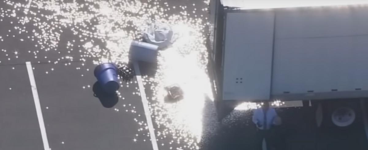 Thieves stole 2 million dimes from a tractor-trailer in a Walmart parking lot, police say