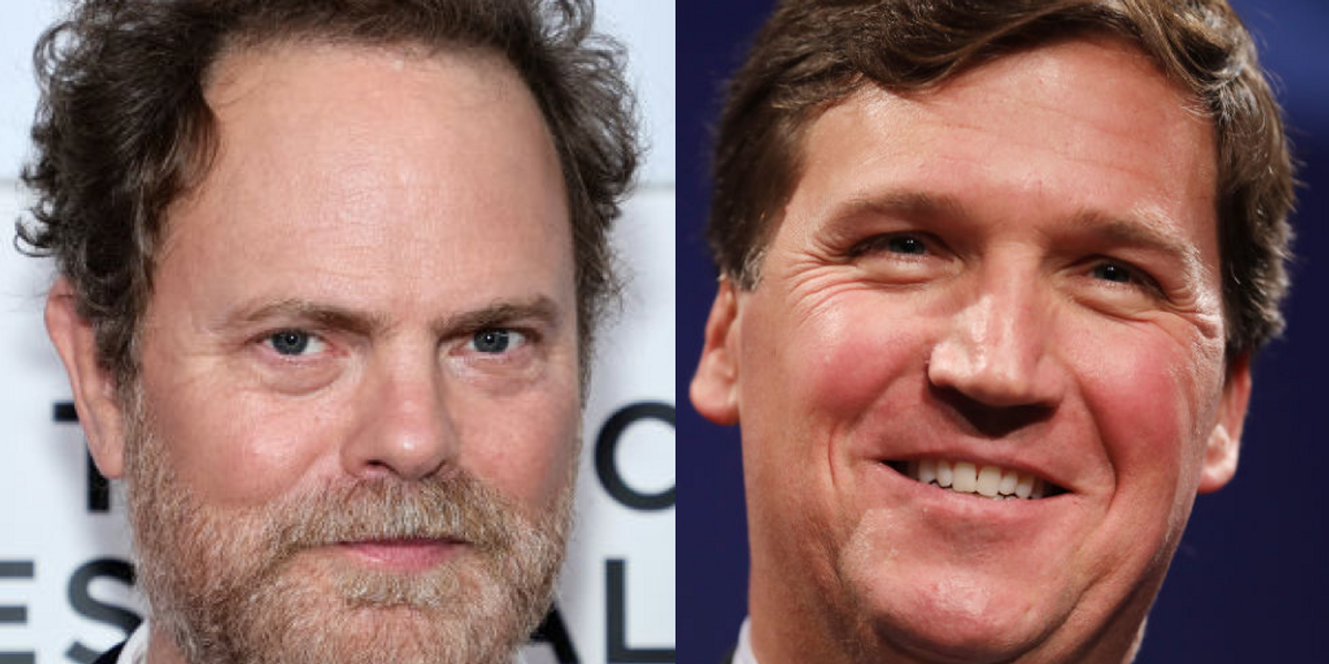 Rainn Wilson largely agrees with Tucker Carlson comments