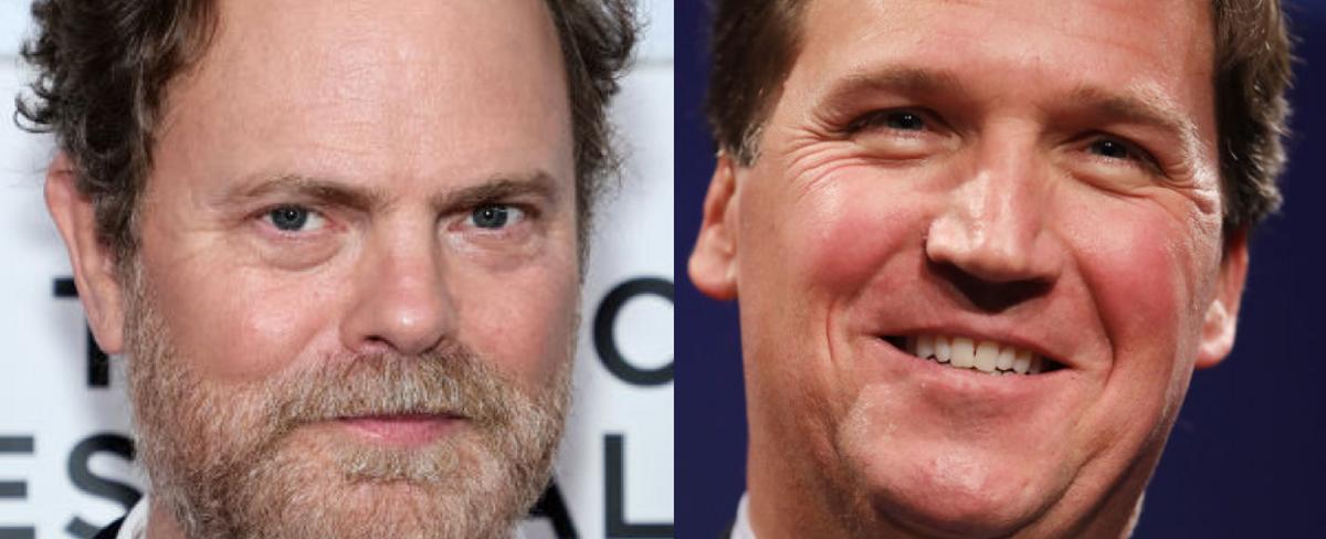 Rainn Wilson largely agrees with Tucker Carlson comments