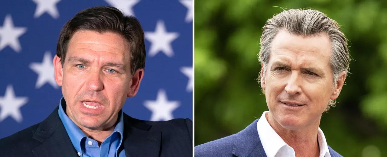 DeSantis dares Newsom to challenge Biden in 2024 White House race: 'Stop pussyfooting'