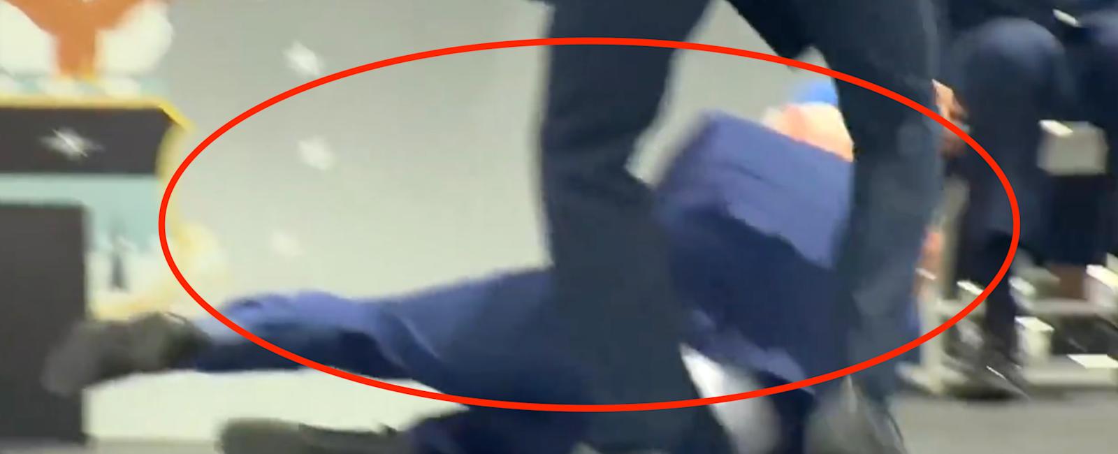 Biden Falls On Stage During Grad Ceremony