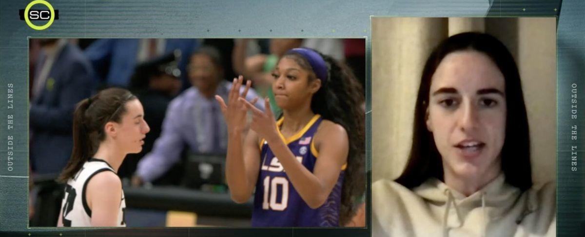 Iowa's Caitlin Clark praises LSU's Angel Reese despite taunting gestures, says only LSU as national champions should visit White House