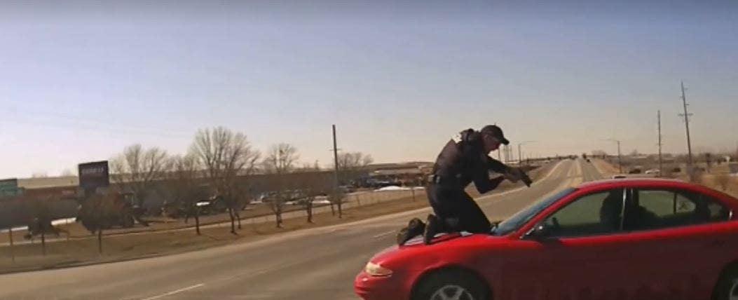 Iowa police officer clings to hood of car during dramatic chase, suspect sentenced to 5 years
