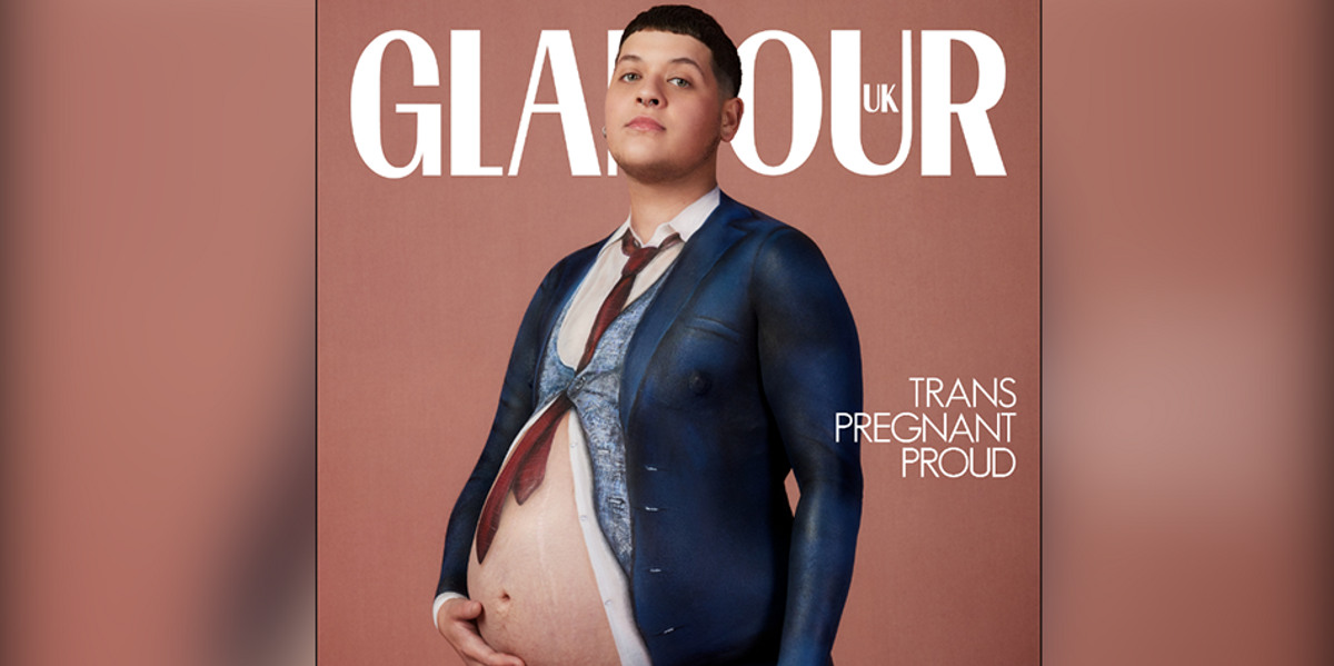 'I'm a pregnant man': British Glamour mag features pregnant transgender cover model, author of children's book about 'The Miracle of Male Birth'