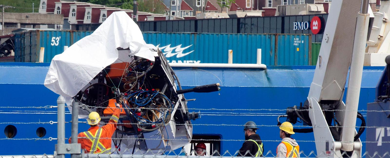 Titanic sub debris seen for first time since deadly catastrophe