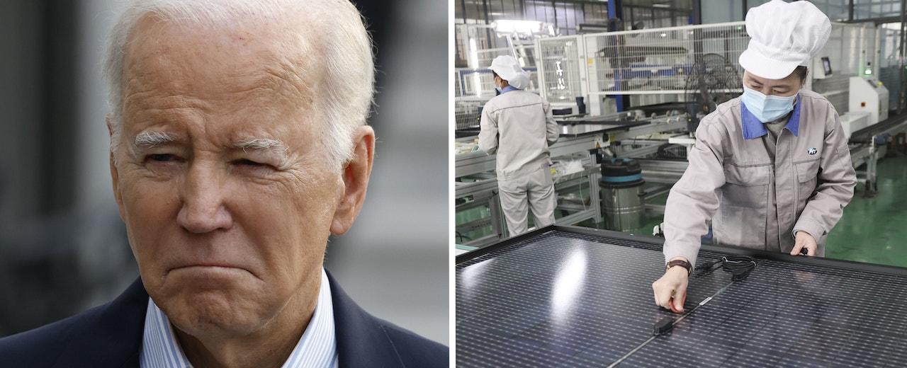 Biden vetoes bipartisan bill protecting US solar panel makers from Chinese competition