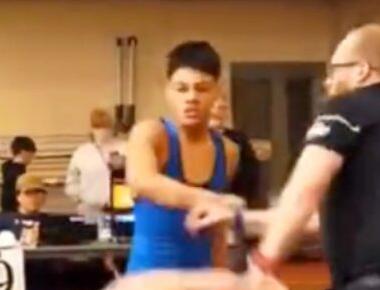 WATCH: Teen Sucker Punches Opponent After Losing Wrestling Match