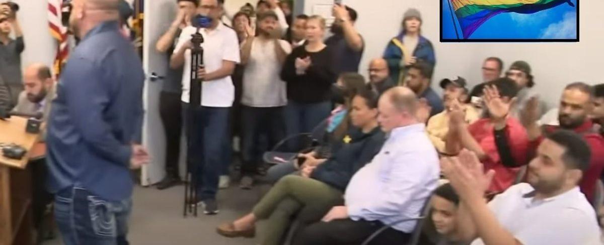 Pride flag may soon be banned from all city property in a Detroit-area city after unanimous vote by city council: Everyone 'is already represented by' the American flag