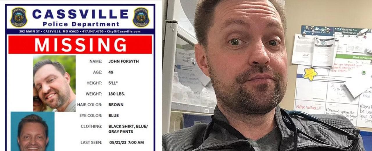 Missouri ER doctor who vanished 3 days after proposing to fiancée found dead