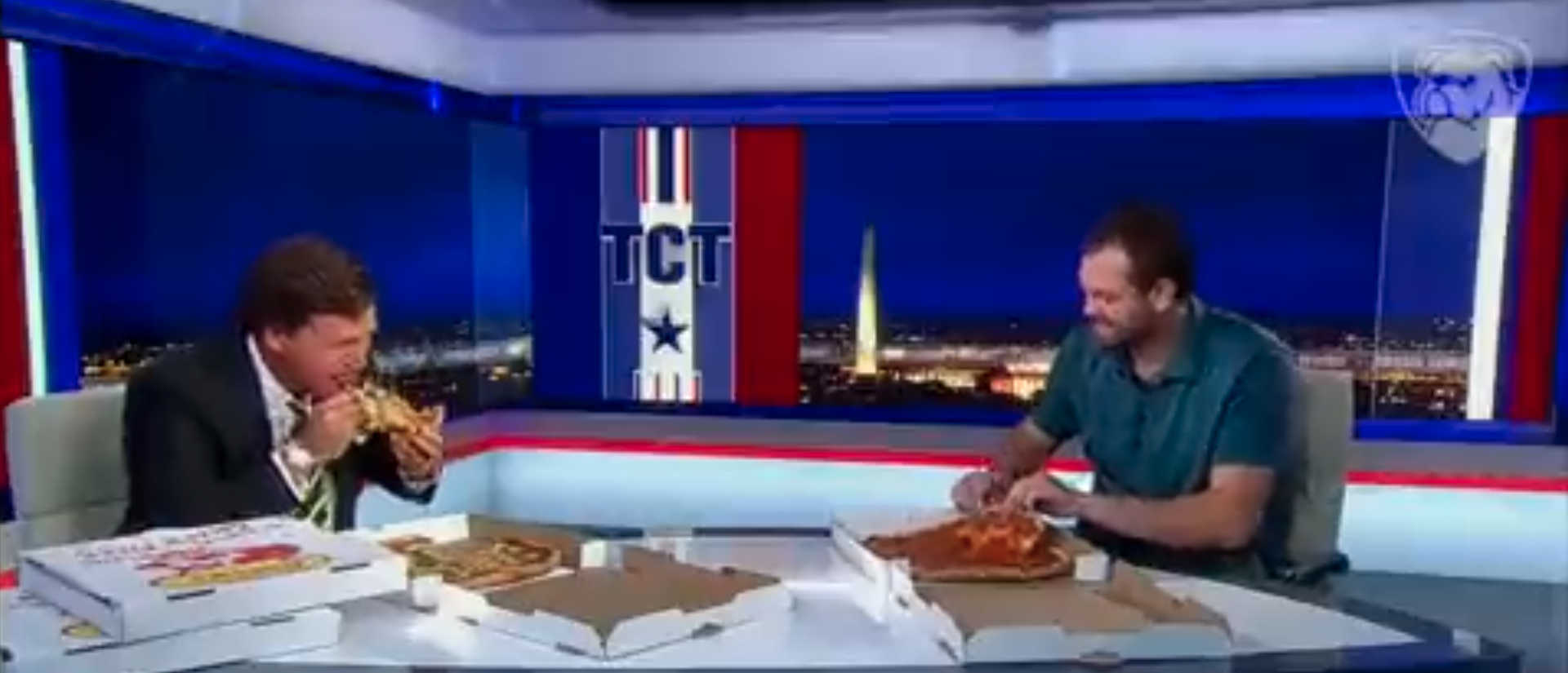 ‘We’ll Be Back On Monday’: Tucker Ate Pizza With Delivery Guy In What Turned Out To Be The Final Moments Of His Show