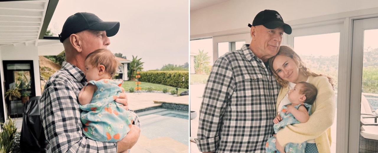 Bruce Willis' first photo as grandpa with Rumer Willis’ baby girl: ‘Something I will treasure’