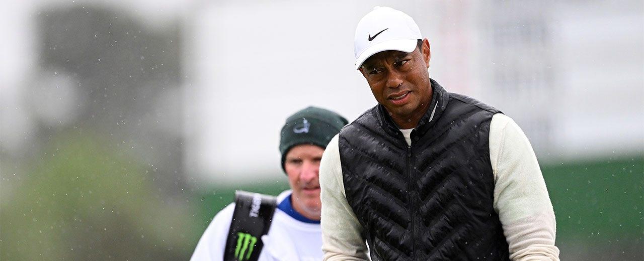 Tiger Woods ties record for consecutive cuts made at Masters, 3-over par for tournament