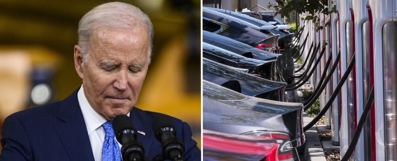 Biden unveils toughest-ever car emissions rules in bid to force electric vehicle purchases