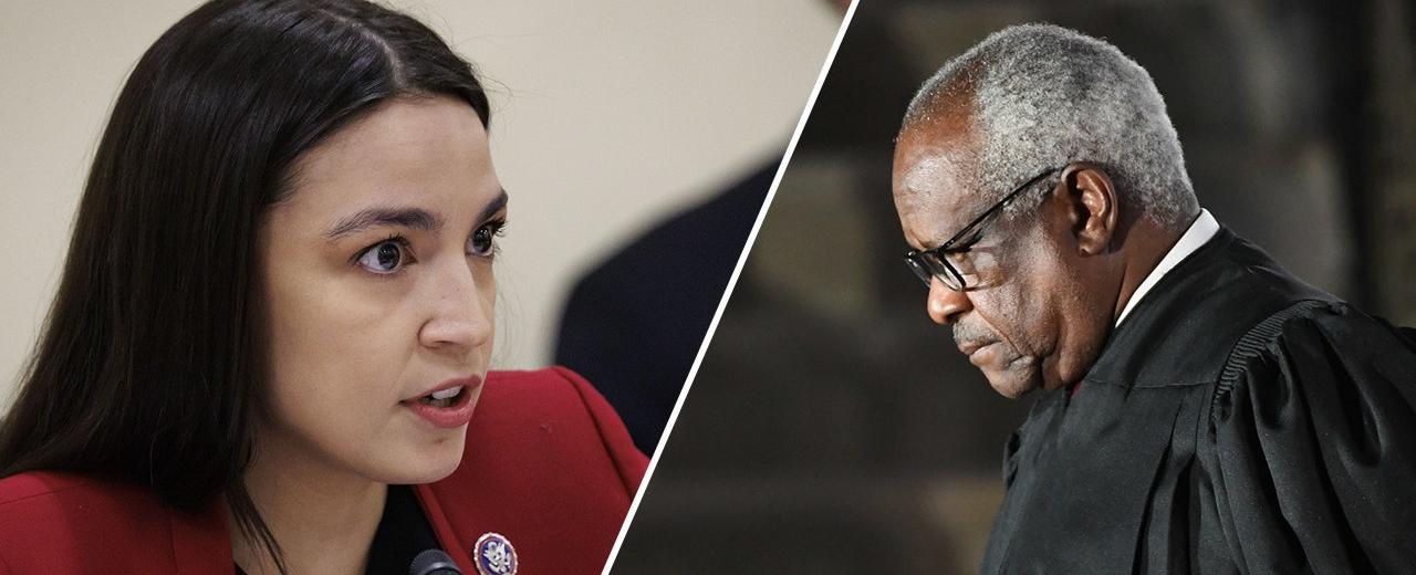 AOC doubles down on 'ignoring' abortion rule, Clarence Thomas impeachment: 'abuse of judicial overreach'