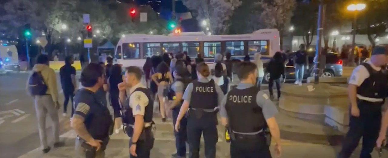 ‘Teen Takeover’ terrorizes Chicago as hundreds of teenagers destroy property, attack tourists