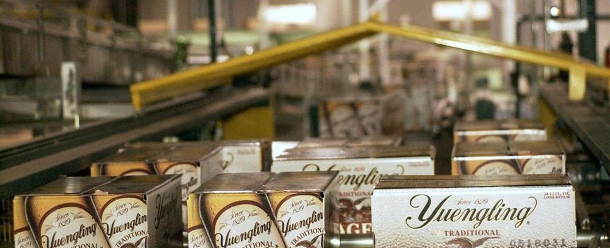 Yuengling Brewery appears to take a swipe at Bud Light on social media, and it's a viral hit