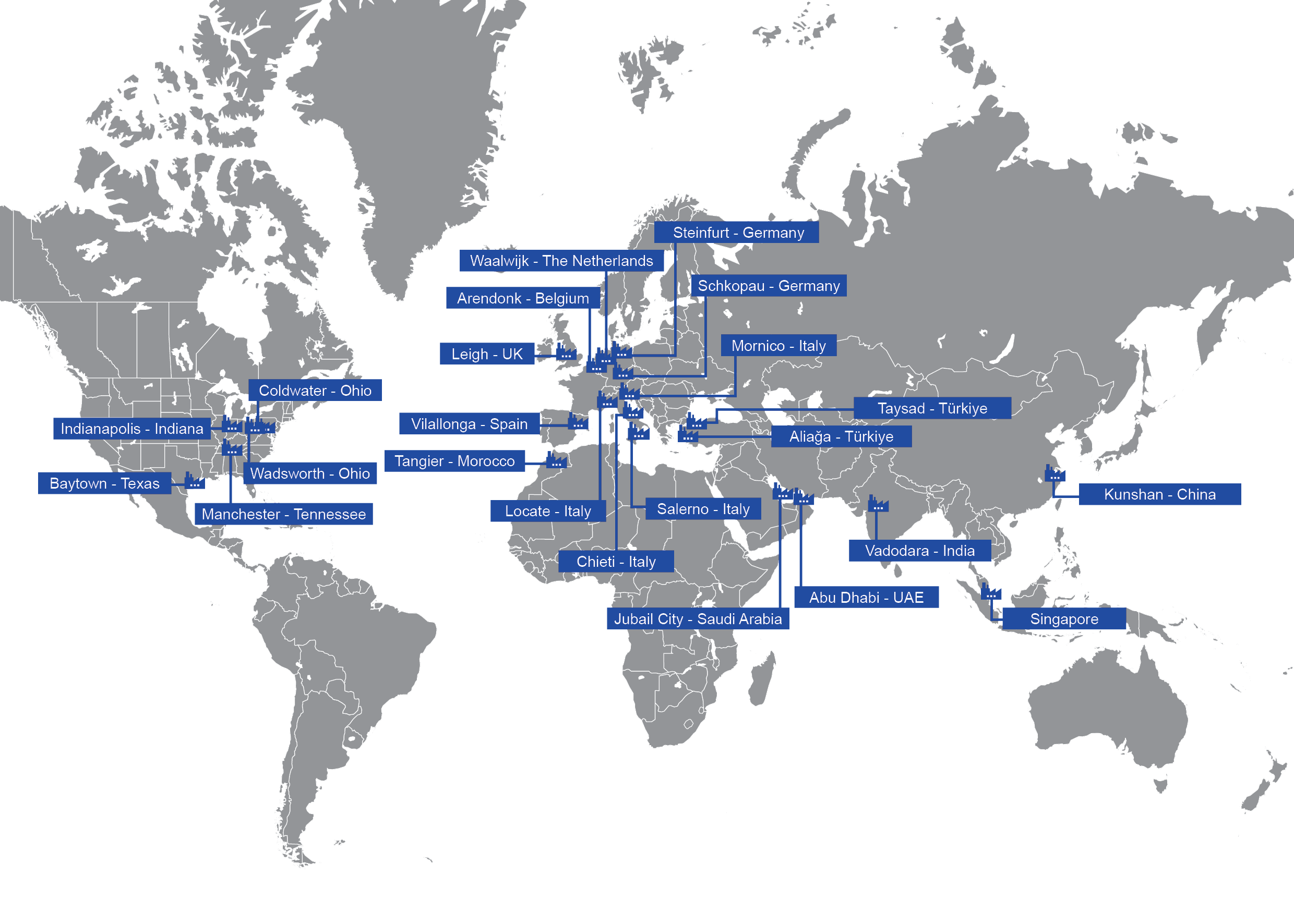 Ravago Manufacturing Global Plants 2025