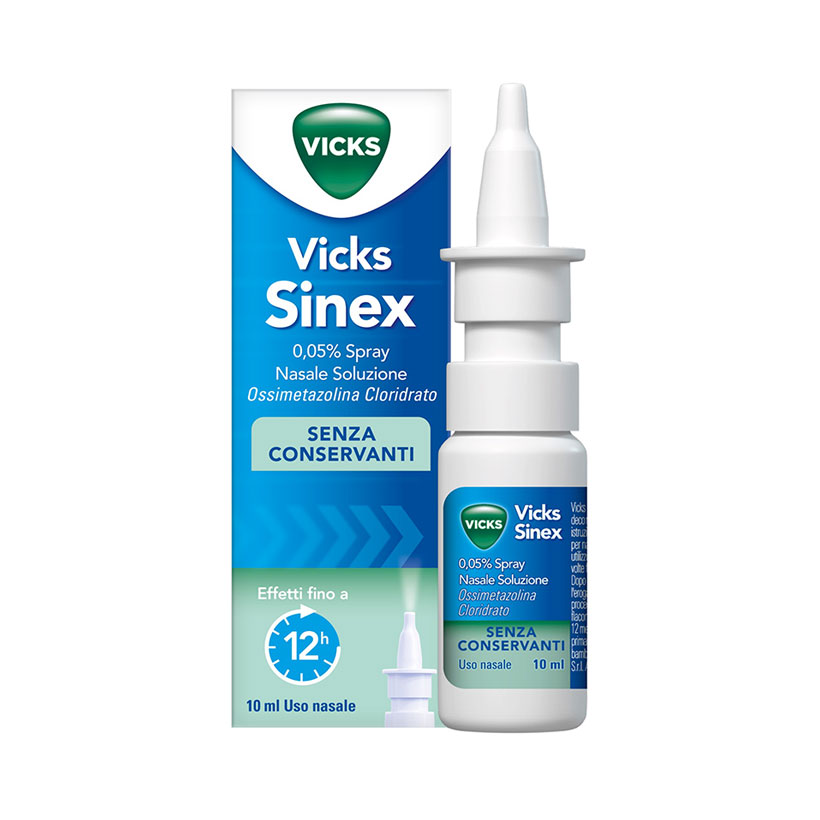 Sinex Aloe Spray Allevia i Sintomi del Naso Chiuso| Vicks