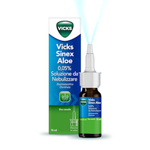 Vicks Sinex Aloe - 15ml - scatola e bottiglia