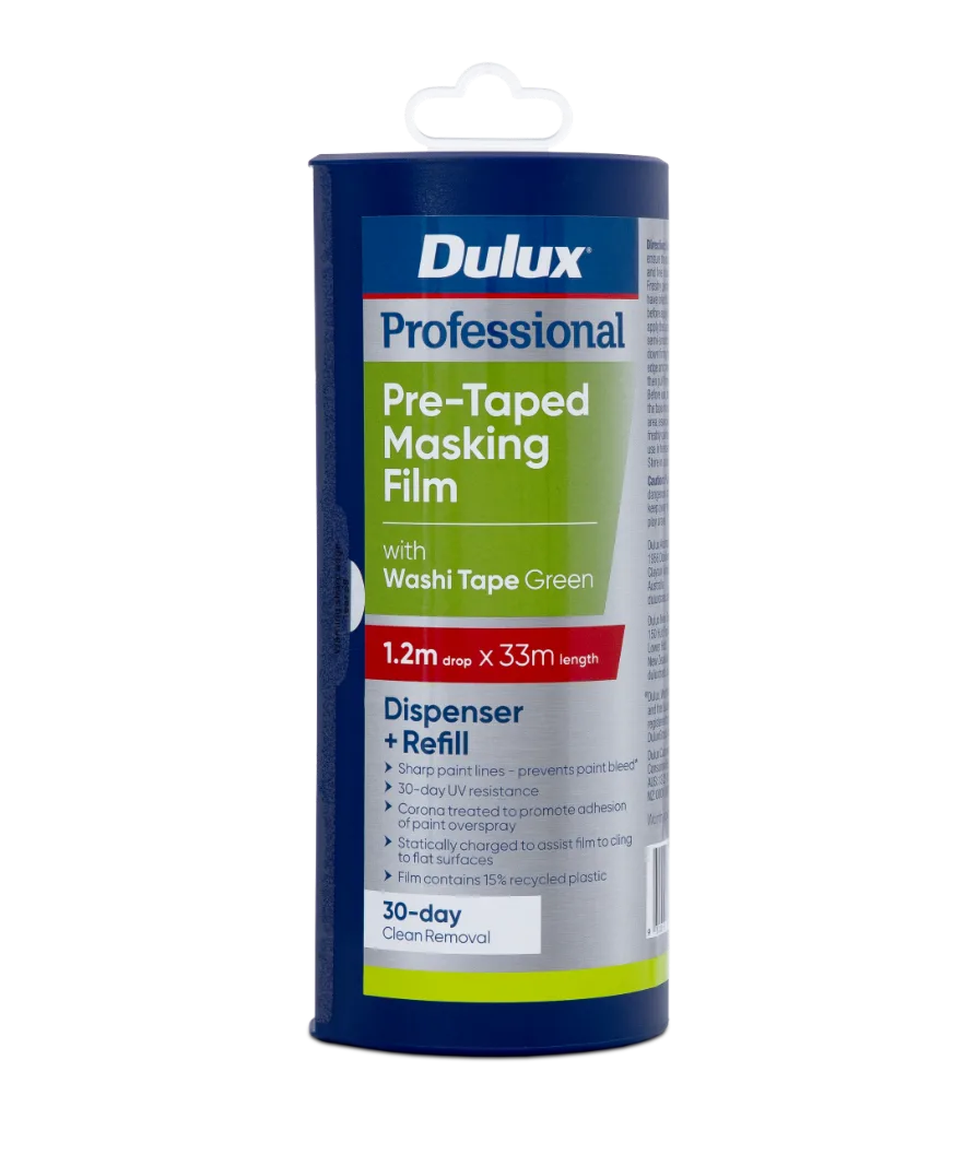 Green Pre-Taped Masking Film Dispenser