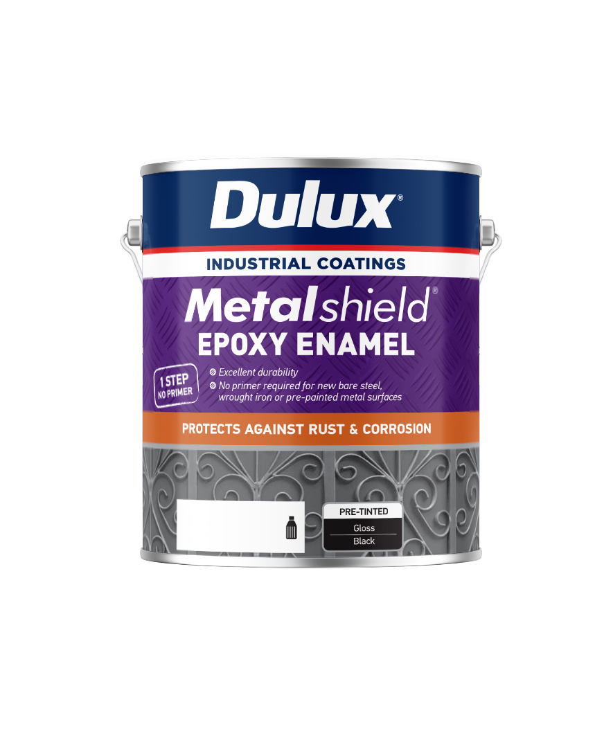 Metalshield Epoxy Enamel Gloss Dulux   Dulux Metalshield Epoxy Enamel Gloss 4L 